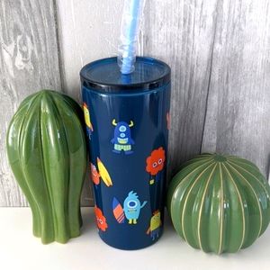 Indigo kids straw tumbler - monster 16oz